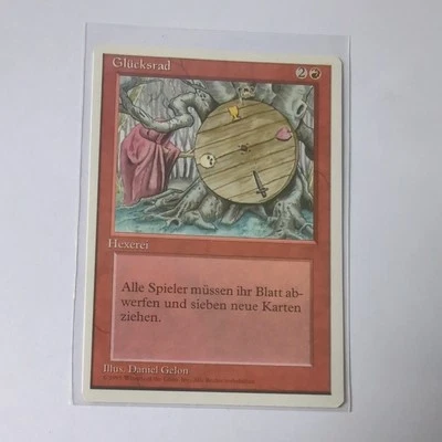 Magic the Gathering - Wheel of Fortune (German, Glücksrad) from Revised, MTG - Image 1 of 4