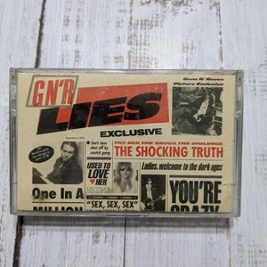 Guns N Roses: Lies Cassette Tape 1988 USA Made 1980's - Picture 1 of 5