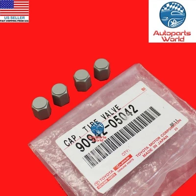 JUEGO DE 4 TAPAS DE VÁLVULA DE PRESIÓN DE NEUMÁTICOS ORIGINALES LEXUS CT200h ES350 LX570 RX350 IS350 Foto 1 de 4