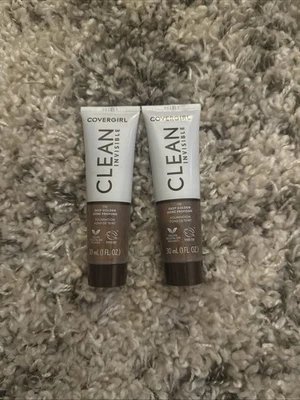 2x Covergirl Clean Invisible Foundation 170 *DEEP GOLDEN * - Image 1 of 2