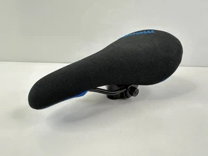 Sillín de asiento BMX Cionlli Mongoose 2013 negro azul difícil de encontrar - Imagen 1 de 7