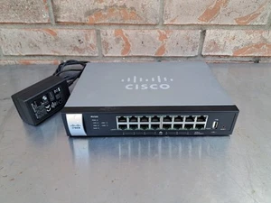 Cisco RV325-K9 router VPN dual Gigabit Ethernet WAN 14 porte - Foto 1 di 6