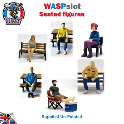 Figuras sentadas, escala 1/32 - WASPlot, paisaje, espectador, sentado - Imagen 1 de 4