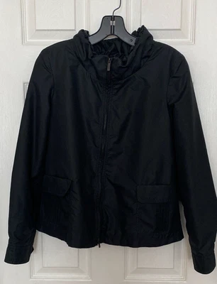 Chaqueta ligera de poliéster negra para mujer Armani Collezioni talla 4 Foto 1 de 4