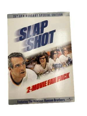 SLAP SHOT 2-MOVIE FAN PACK 25TH ANNIVERSARY SPECIAL EDITION ( DVD, 2002 ) - Image 1 of 4