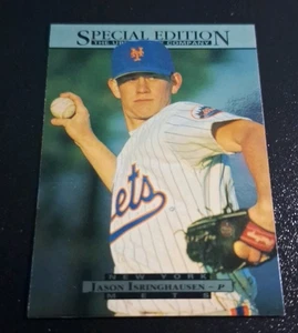 1995 UPPER DECK SPECIAL EDITION PARALLEL SP #63 JASON ISRINGHAUSEN RC N.Y. METS - Picture 1 of 2