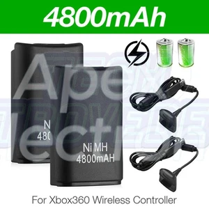 New Battery for Microsoft XBOX 360 & PC Wireless Game Controller Gamepad 4800mAh - Bild 1 von 5