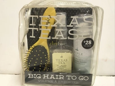 JUEGO DE 3 PIEZAS DRYBAR TEXAS TEASE BIG HAIR TO GO NUEVO Foto 1 de 2