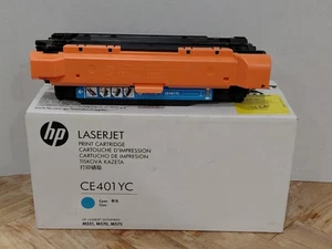 CE401YC OEM HP High Yield Cyan Toner Open Box Read Description - Picture 1 of 7