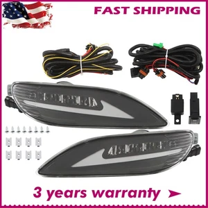 A Pair For 2005-2008 Toyota Corolla 2002-2004 Camry LED Fog Lights Bumper Lamps - Picture 1 of 16
