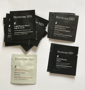 Perricone MD Cold Plasma Plus+ Sub-D/Neck Treatment Samples 2ml ea x 5 +5 bonus - Picture 1 of 9