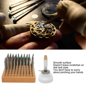 Watch Repair Staking Tool Press Set Watchmaker Jewelling Punching Kit With 50 - Picture 1 of 22