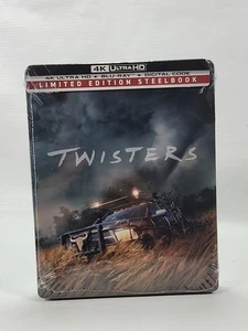 TWISTERS Limited Edition 4K UHD Blu Ray Limited Edition Steelbook New Sealed ποΈ - Foto 1 di 3