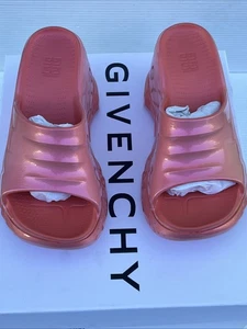 Givenchy Marshmallow Wedge Slide Sandals EU 38 Size 7.5 US - Foto 1 di 18