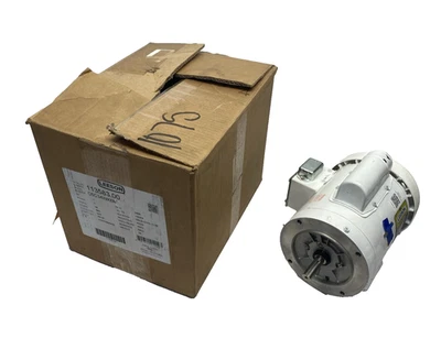 Leeson 113583.00 Washguard Motor 1HP 1PH 115/230V 3450 RPM 5/8" Shaft C6C34WK6M - Image 1 of 4