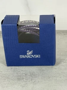Genuine Swarovski Slake Wrap Bracelet Purple Color All Crystals With Open Box - Picture 1 of 5