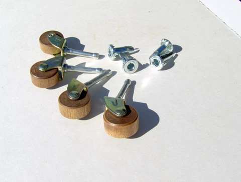 Wheels for Antique Dressers Washstands Tables Anything Requiring  4 Wood Casters Cover