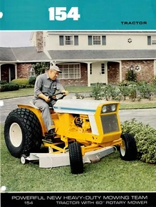 Folleto de ventas IH International Cub 154 Lo-Boy tractor cortacésped de alta resistencia - Imagen 1 de 4
