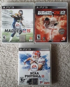 PS3 Sport Spiele Bundle | NFL, MLB, NCAA Football - Bild 1 von 14