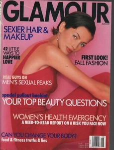 Glamour Magazine August 1998 Nieves Alvarez 091219AME2 - Picture 1 of 2