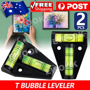2PCS Spirit Level Bubble Leveler T-type RV Bubble Leverler Measure Tool NEW - Picture 1 of 8