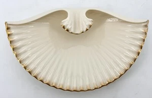 Vintage Lenox China Shell Shaped Dish 1960's American Hollywood Regency Style - Picture 1 of 9