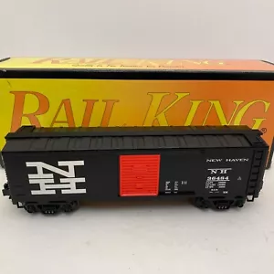 MTH RailKing New Haven Single Door Box Car O Gauge #36484 EX-LN 30-4111A - Picture 1 of 16