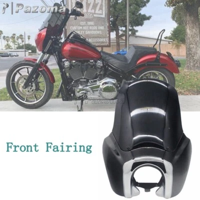 Front Headlight Fairing + 15" Windshield For Harley Dyna Fat Bob Low Rider FXDL — 第 1/4 张图片