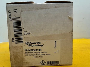 **NEW* Edwards Signaling 101XBRMR24D Stacklight Stack Light Amber - Picture 1 of 7