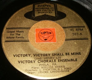 VICTORY CHORALE ENSEMBLE - VICTORY SHALL BE MINE - THERE IS / LISTEN - GOSPEL - Bild 1 von 2