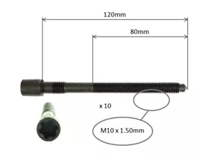 CYLINDER HEAD BOLT SET for VOLKSWAGEN PASSAT 1.8T VARIANT B5 WAGON 2001-2005 AWT - Picture 1 of 1