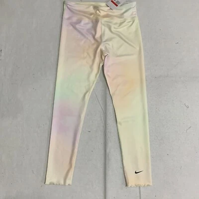 Nike One Niñas Multicolor Tiro Alto Calce Ajustado Tobillo Leggings Talla L Foto 1 de 4