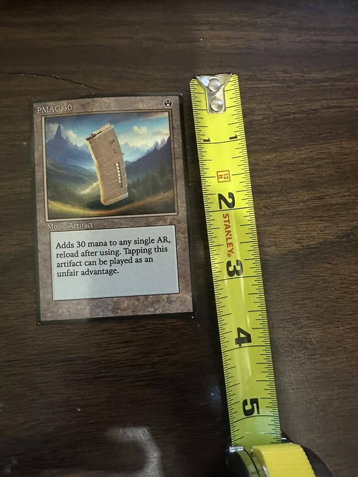 Shot Show 2025 Magpul Pmag 30 Mono Artifact Pokemon Card Sticker Decal - Image 1 of 1