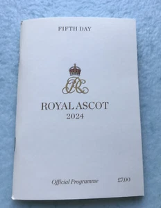 ROYAL ASCOT 2024 DAY FIVE RACE CARD - SATURDAY 22ND JUNE MINT CONDITION - Picture 1 of 1