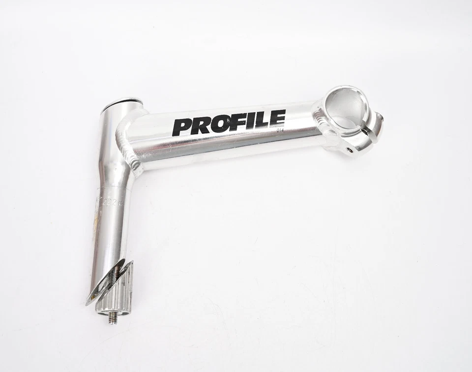 Profile Design Silver Road Bike Stem 150mm 25.4Bar Clamp 22.2 Quill Stem - Image 1 of 4