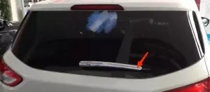 Limpiaparabrisas trasero borde cubierta contra lluvia para Ford Escape Kuga 2013-2019 cromado 2 piezas - Imagen 1 de 2