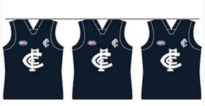 Carlton Blues 5 Metres 128GSM Paper Logo Official AFL Metre Team Party Bunting - Picture 1 of 1