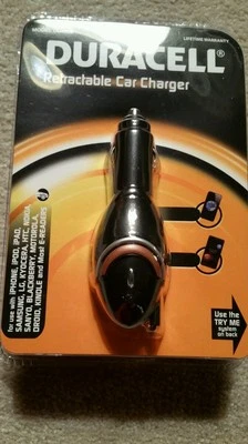  Cargador de coche retráctil Duracell DU4006 Foto 1 de 3