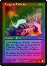 Longhorn Firebeast FOIL Torment NM Red Common MAGIC GATHERING CARD ABUGames