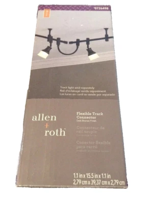 ALLEN & ROTH #0726498 Flexible electrical track connector Dark Bronze - Image 1 of 2