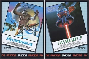 THE PRIMEVALS / LASERBLAST II - Original 1985 Trade AD / Poster _ Charles Band - Bild 1 von 3