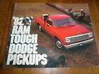1982 Dodge Ram Tough Pickups Sales Brochure - Vintage Original 