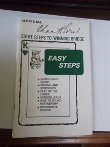 Official Charles H Goren Eight Steps to Winning Bridge, Softcover, 48 Pages - Imagen 1 de 2