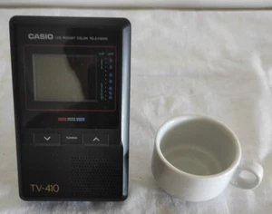CASIO TV-410 COLOR LCD TELEVISION TV PORTATILE ANNI 90 VINTAGE - Foto 1 di 5