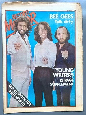 1979 RECORD MIRROR MUSIC MAGAZINE BEE GEES THE MEMBERS Punk UK SUBS - Image 1 of 4