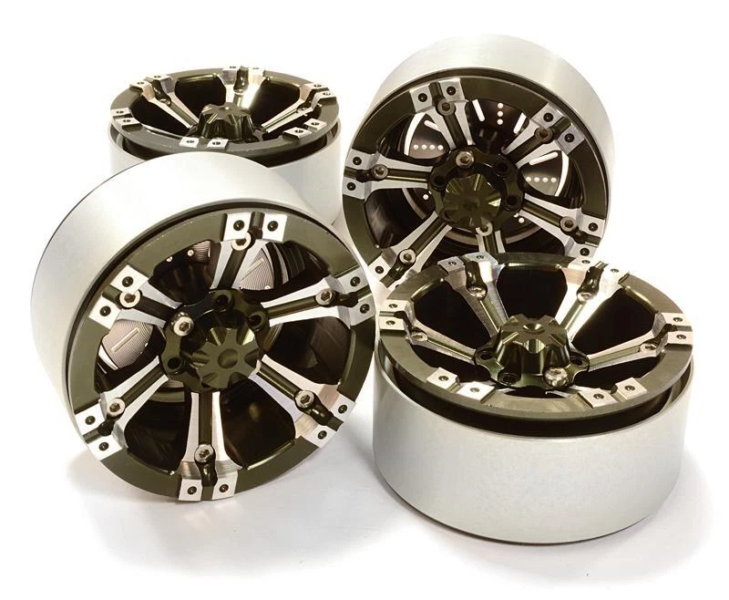 1.9 Size Billet Machined Alloy 6D Spoke Wheel(4)High Mass Type for Scale Crawler - Image 1 of 1