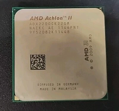 AMD Athlon II CPU Processor Dual Core Processor AM3 2.8Ghz ADX2200CK22GM - Image 1 of 2