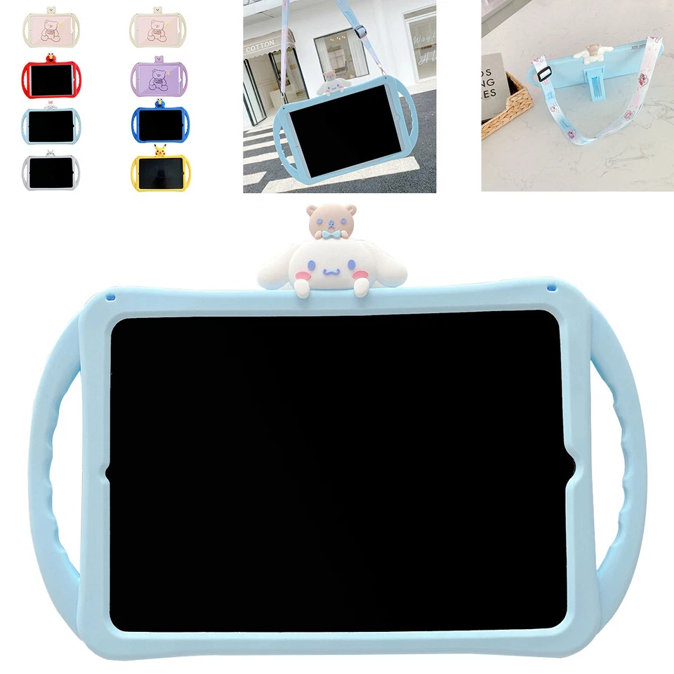 Kids Rubber Case Stand Cover For iPad 9/8/7/6/5th Pro 11 10.5 9.7 Air Mini 12345 - Изображение 1 из 4