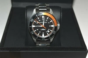 Nuevo Reloj Hamilton Hombre Caqui Automático SS H82305131 $875 - Imagen 1 de 5