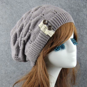 Damen Baskenmütze Miss Strickmütze Mode Warm Stylisch Wärmer Mütze Kälteschutz - Bild 1 von 11